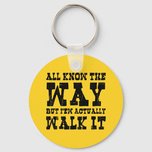 Chaveiro Estilo Ocidental do Budismo Zen (Frente)