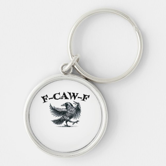 Chaveiro Estilo Retro F-Caw-F (Frente)