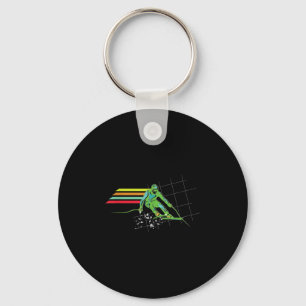 Chaveiro Estilo Retroativo Esquema T Camisa Neve Esquema De