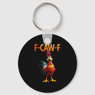 Chaveiro Estilo Vintage Gótico Galinha F Caw F Engraçado