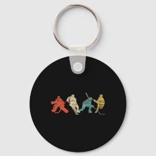 Chaveiro Estilo Vintage Hockey Com Gelo