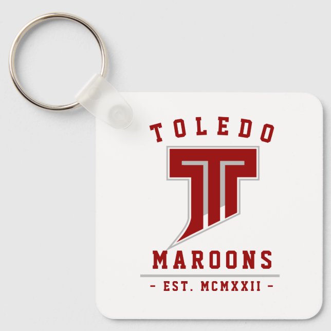 Chaveiro Estilo Vintage Moderno Toledo Maroons (Frente)