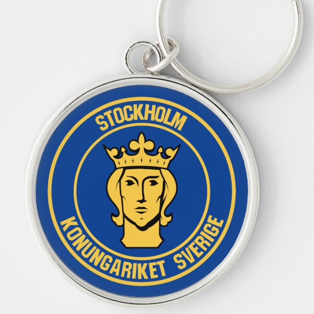 Chaveiro Estocolmo Round Emblem (Frente)