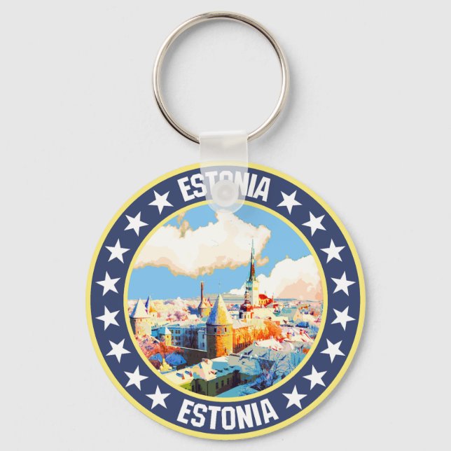 Chaveiro Estônia (Frente)