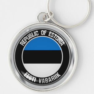 Chaveiro Estônia Round Emblem