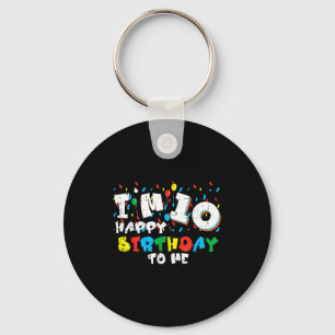 Chaveiro Estou 10 Balões de Aniversário para Mim 10º Aniver