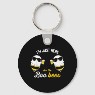 Chaveiro Estou aqui apenas para as Abelhas Boo Halloween Di