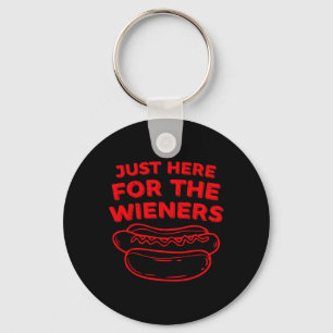 Chaveiro Estou Aqui Apenas Para Os Cachorros Quentes Wiener