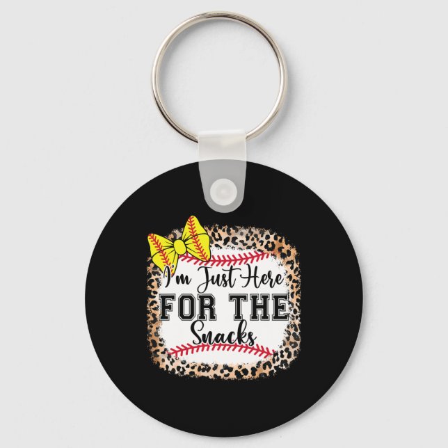 Chaveiro Estou Aqui Apenas Para Os Lanches Cute Softll Bow  (Frente)