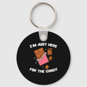 Chaveiro Estou Aqui Apenas Pelo Doce Barra De Chocolate Div
