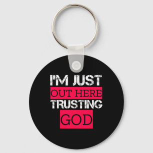 Chaveiro Estou Aqui Confiante Em Deus Cristão Religioso
