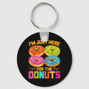 Chaveiro Estou Aqui pelos Donuts Fantasias Divertidas de Ha