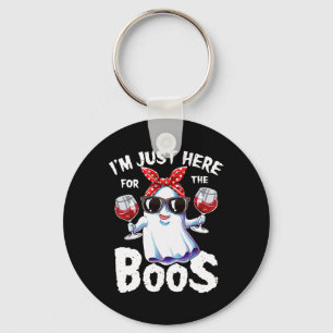 Chaveiro Estou aqui só para as mulheres do Boos Halloween