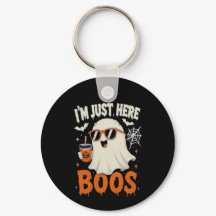“Estou Aqui Só Para Boos” Design de Fantasma