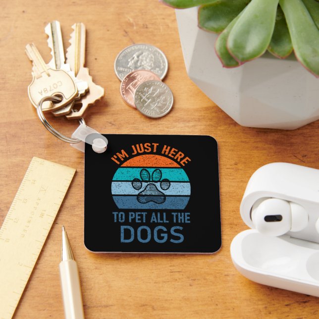 Chaveiro Estou Aqui Só Para Fazer Carinho Em Todos Os Cacho (Mesa)