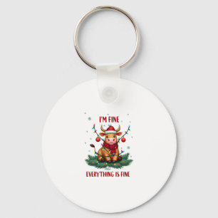 Chaveiro Estou Bem Tudo está Bem Natal Vaca das Terras Alta