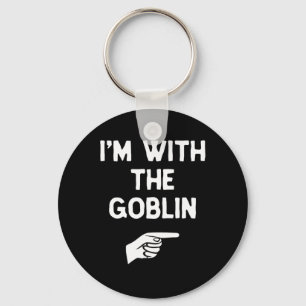Chaveiro Estou com a fantasia de Goblin que o dia das bruxa