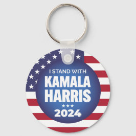 Chaveiro Estou Com Kamala Harris 2024
