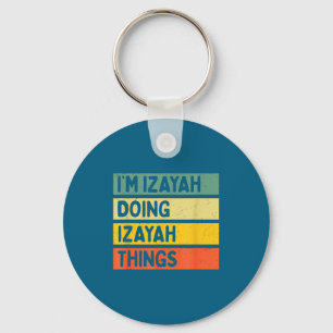 Chaveiro Estou Izayah Fazendo Coisas de Izayah Citação Dive