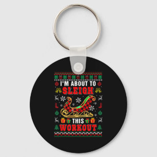 Chaveiro Estou Prestes a Dormir Este Papai noel de trabalho