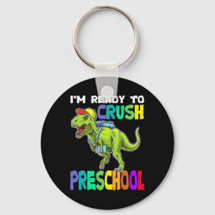 Chaveiro Estou Pronto Para Dominar o Dinosaur Ck Pré-Escola