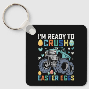 Chaveiro Estou Pronto Para Esmagar Ovos De Páscoa Caminhão