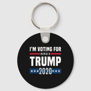 Chaveiro Estou votando para a eleição de Trump