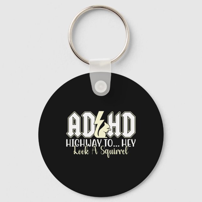 Chaveiro Estrada Adhd, Ei, Parece Engraçado Pés De Pé De Pé (Frente)
