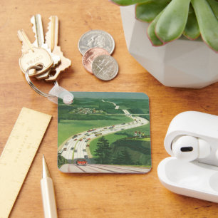 Chaveiro Estradas Americanas Paisagísticas Antigas, Viagem 