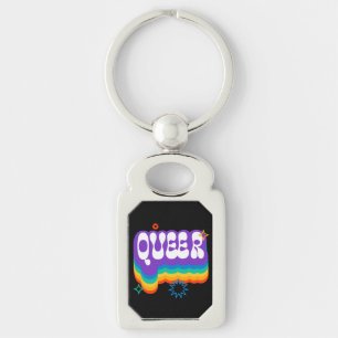 Chaveiro Estranho. Orgulho LGBT+. Arco-íris. Pingente