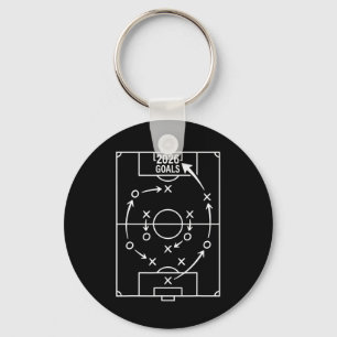 Chaveiro Estratégia de Futebol Metas 2026