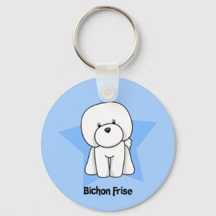 Chaveiro Estrela Bichon Frise de Kawaii