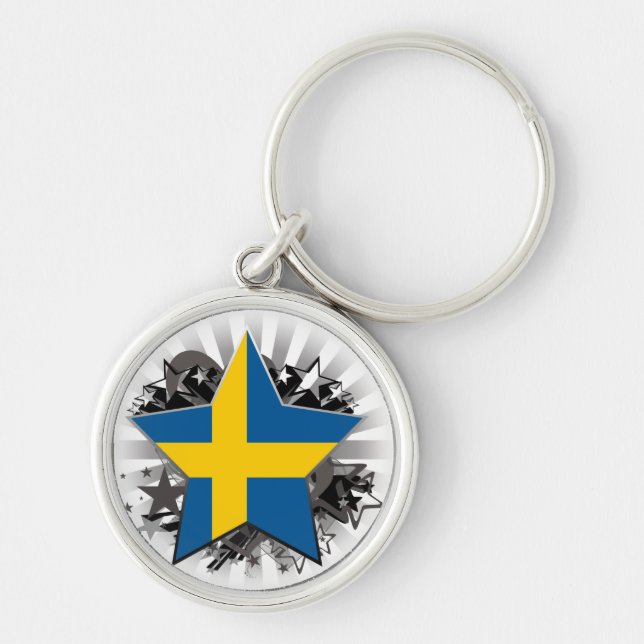Chaveiro Estrela da suecia (Frente)