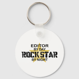 Chaveiro Estrela do rock do editor em a noite
