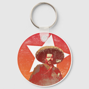 Chaveiro Estrela do vermelho do vintage de Pancho Villa