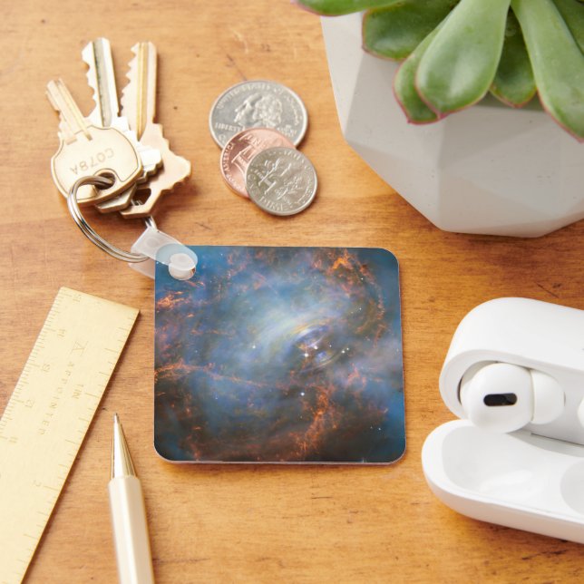 Chaveiro Estrela Neutrônica Central Na Nebulosa Do Carangue (Mesa)