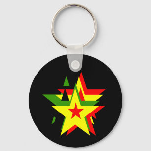 Chaveiro Estrela Reggae