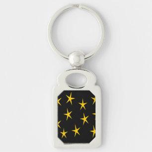 CHAVEIRO ESTRELAS AMARELAS