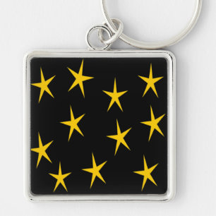 CHAVEIRO ESTRELAS AMARELAS