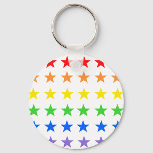 Chaveiro Estrelas arco-íris