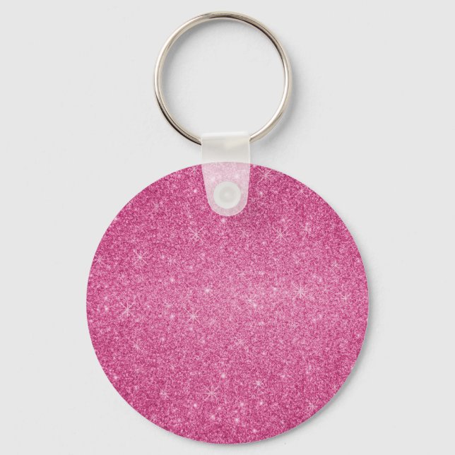 Chaveiro Estrelas brilhantes rosa (Frente)