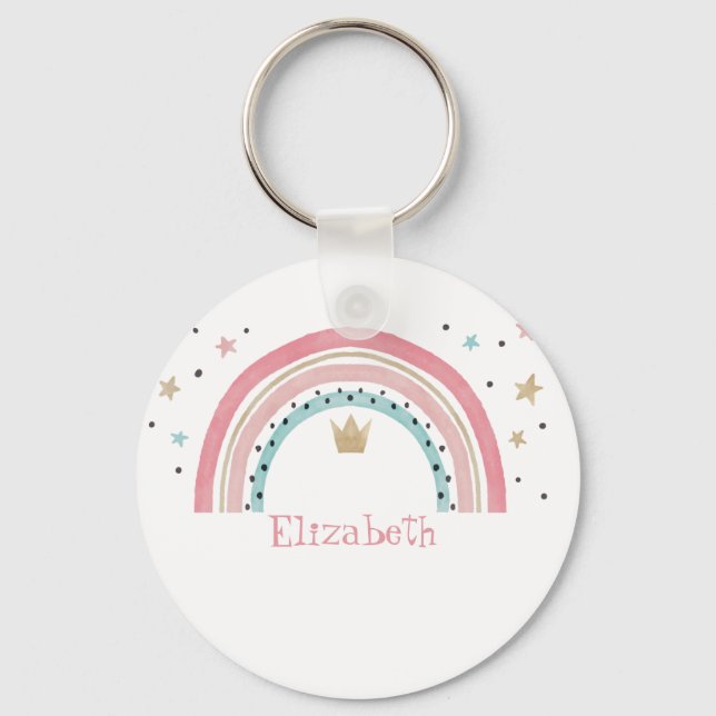 Chaveiro Estrelas Cujas Arco-Íris (Frente)