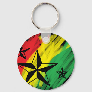 Chaveiro estrelas da reggae