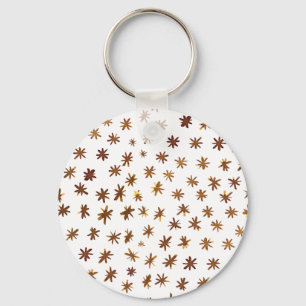 Chaveiro Estrelas de aquarela - âmbar