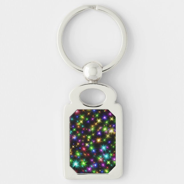 Chaveiro Estrelas de Natal Multicolores - 57191 (Frente)