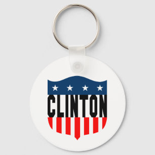 Chaveiro estrelas e listras de pinhão da hillary