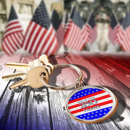 Chaveiro Estrelas e Listras Semiquincentenário 250º