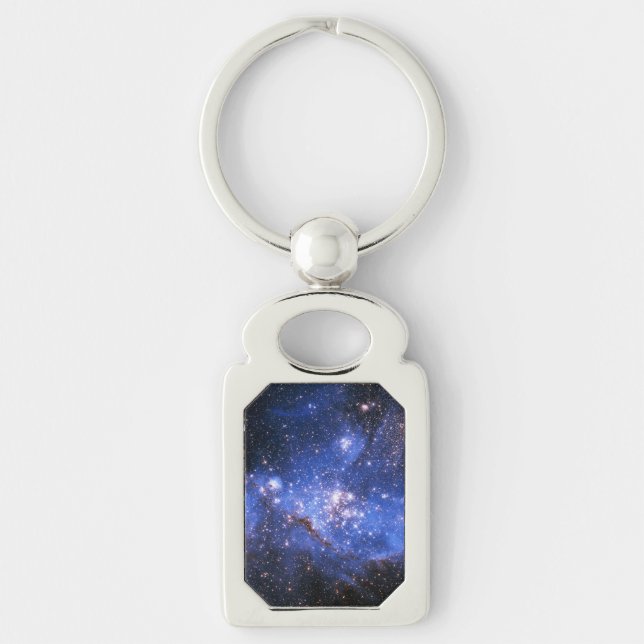 Chaveiro Estrelas Embrionárias Azul de Queda (Frente)