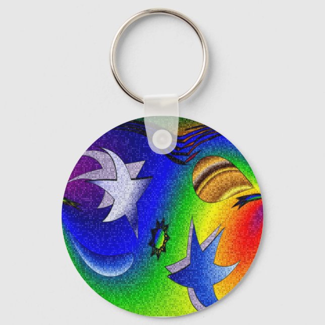 Chaveiro Estrelas felizes (Frente)