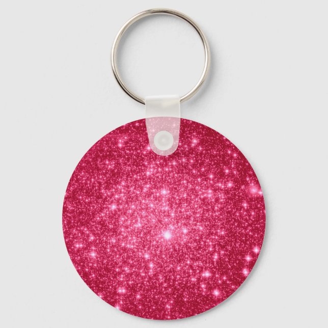 Chaveiro Estrelas Rosa Quentes (Frente)